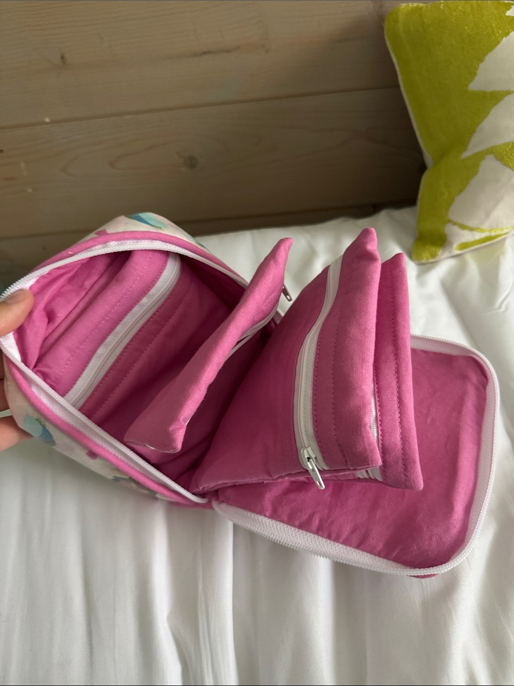 Laura Park Pink Floral Cosmetic Bag - Picture 7 of 10